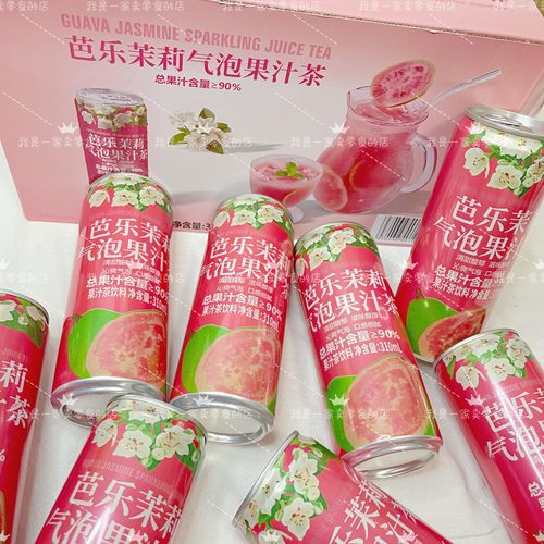 DRINKSBA芭乐茉莉气泡果汁茶310ml一罐尝鲜装 饮料饮品