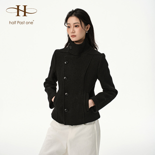 HPO-Half Psst One原创设计秋冬季新款气质高级感短款修身外套女