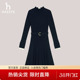 针织连衣裙女士秋冬季 Hazzys哈吉斯二件式 裙子 专柜正品