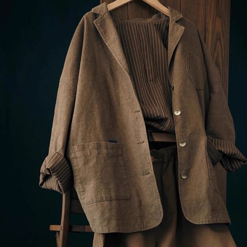 可以传家立体裁剪西装女外套上衣