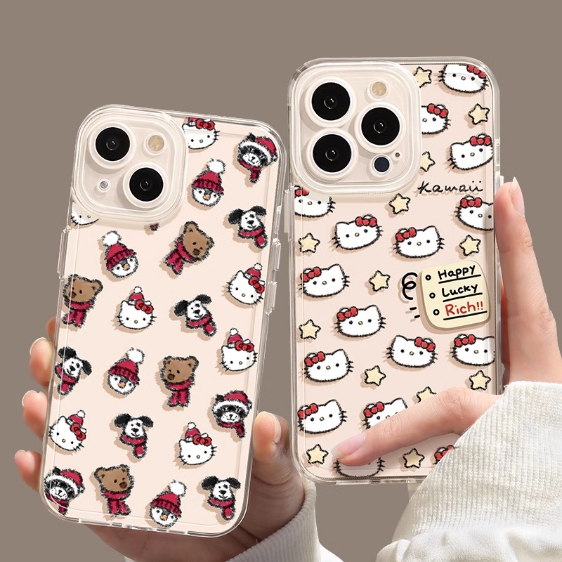 轩浦满屏KT猫适用vivos19pro手机壳x200/x100/x90软s18/s17小众x60/X50蛇年iqoo13/12/11/10保护套z7x简约y78