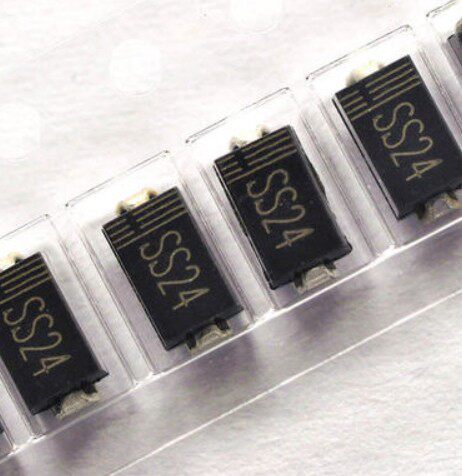 【10个】sr240 ss24贴片肖特基二极管 2a/40v do-214ac sma
