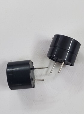 一体有源蜂鸣器 12V 直流长声 TMB12A12 12*9.5MM 【黑色标】