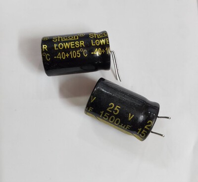 【凯拓达电子】25V1500UF 全新电解电容1500UF 25V