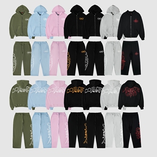 BOXY短宽 夹克外套嘻哈美式 现货CORTEIZ恶魔岛连帽套装 卫衣帽衫