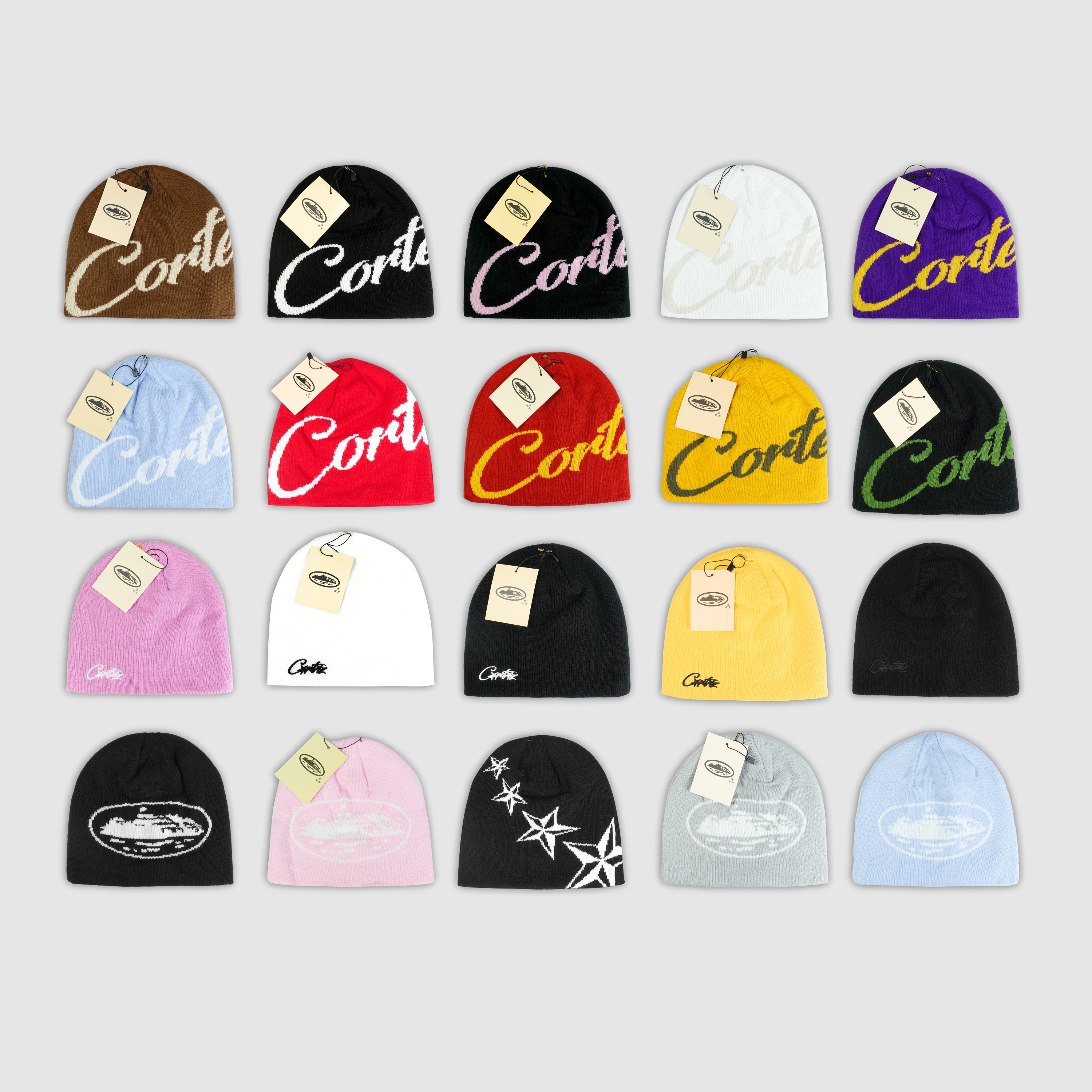现货CORTEIZ针织毛线CENTRALCEE冷帽无边马思唯无檐VIBE嘻哈美式