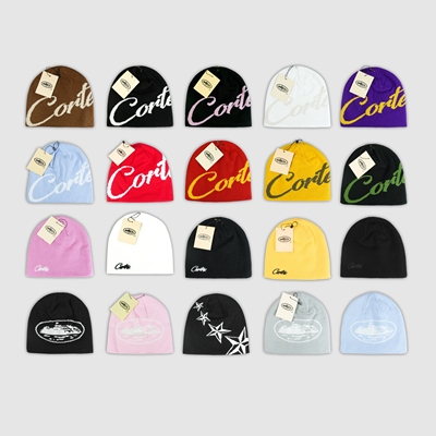 现货CORTEIZ针织毛线CENTRALCEE冷帽无边马思唯无檐VIBE嘻哈美式
