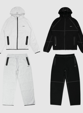 现货SIX PM 6PM运动套装风行者冲锋衣卫衣美式嘻哈DRILL廓形通勤