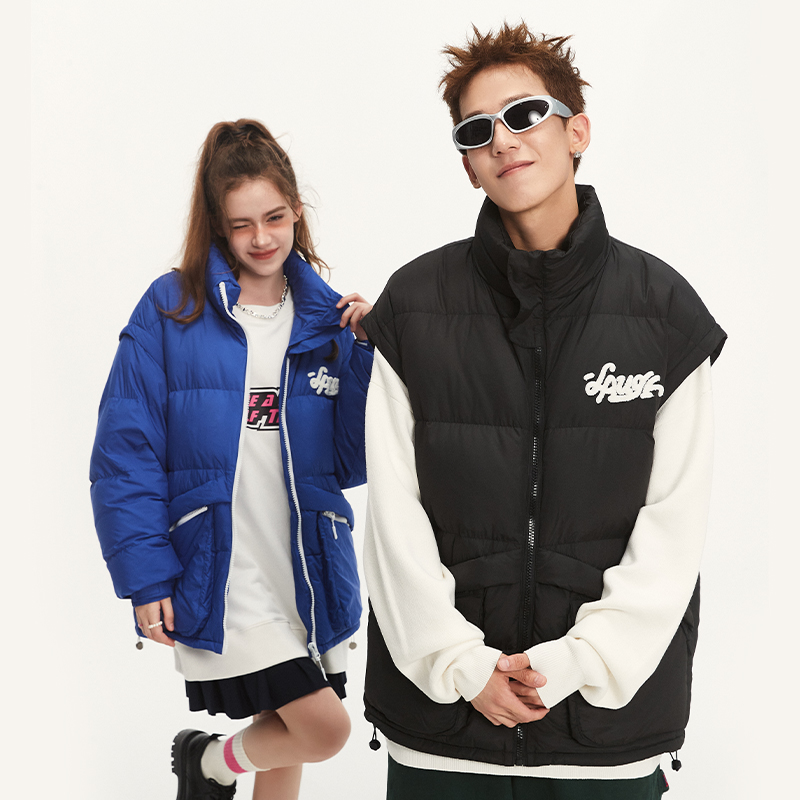 陈赫羽绒服TIANC可拆卸