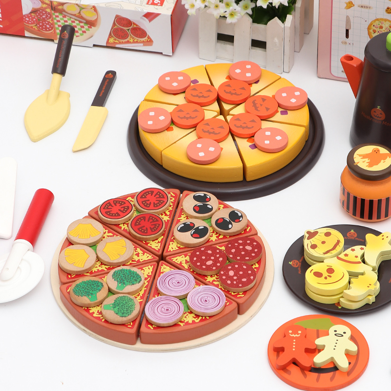 美国木制质切切乐切切看披萨饼 儿童蛋糕厨房过家家仿真玩具,玩具/童车/益智/积木/模型,过家家玩具,淘宝优惠券,粉丝福利购,淘宝优惠卷
