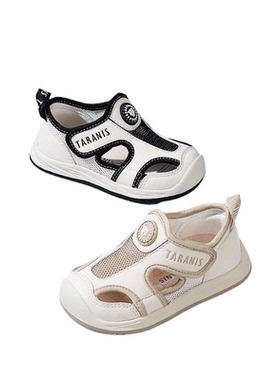 泰兰尼斯夏男女童包头防踢凉鞋防滑软底舒适运动学步鞋T07T5B5730