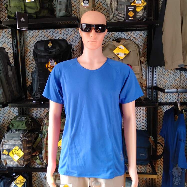 麦格霍斯台马速干面穿T双色短袖