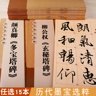 历代墨宝选粹禇遂良倪宽赞曹全碑王羲之兰亭序米芾蜀素帖苕溪诗欧阳询九成宫醴泉铭柳公权玄秘塔碑怀仁集