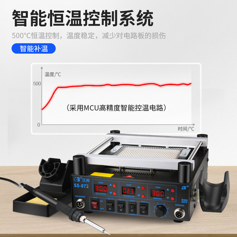 定制加热台预热台BGA返修台手机维修专业电烙铁热风枪三合一拆焊