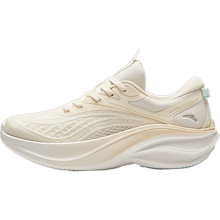 安踏叶子5轻质厚底跑步鞋女2026新款轻便透气运动鞋正品增高鞋子