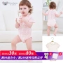 Kordear sơ sinh cho bé túi ngắn tay rắm mùa xuân và mùa hè nam và nữ tam giác đầm jumpsuit romper - Áo liền quần quần áo sành điệu cho be gái