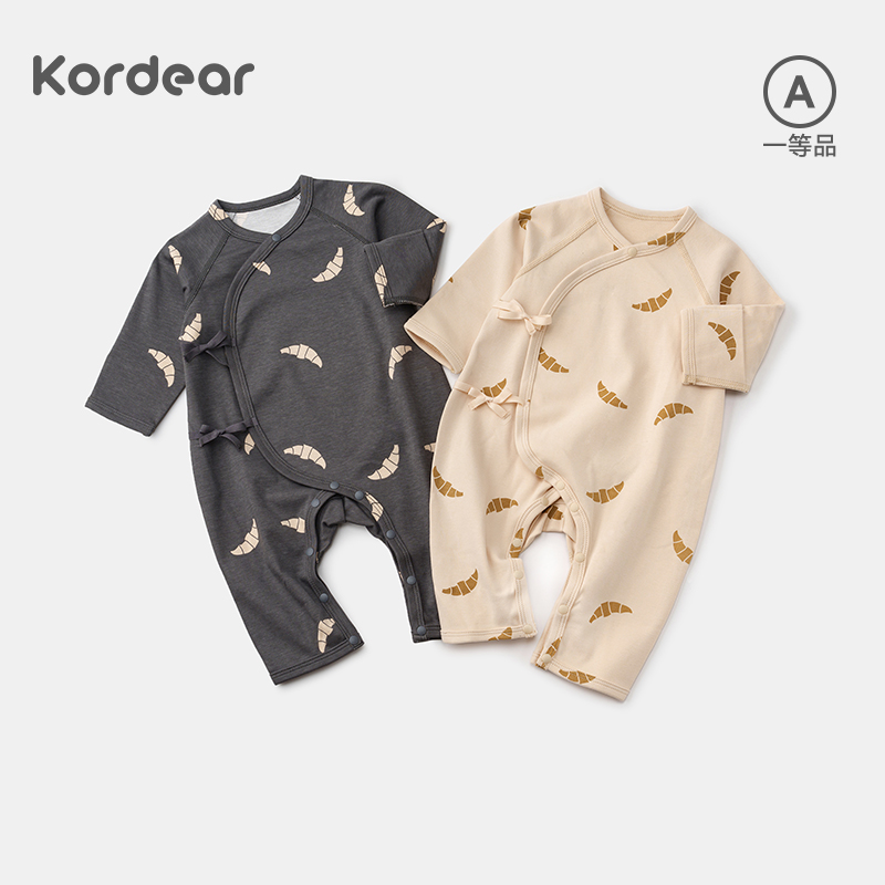 考拉蒂尔男女婴儿舒适长袖连体衣