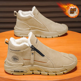 回力军工劳保鞋男款冬季加棉防滑耐磨工地干活安全包头防护鞋男鞋