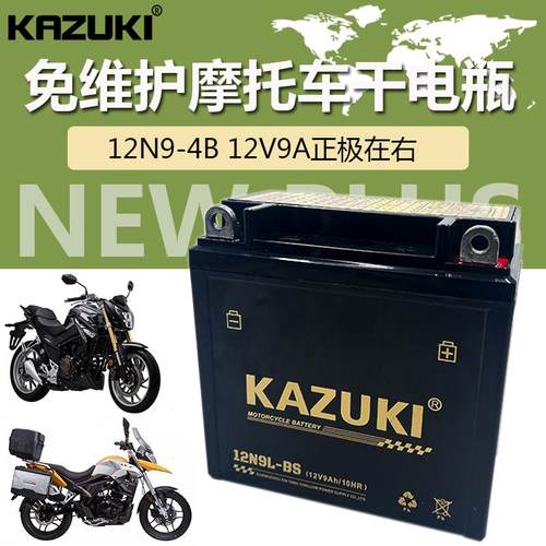 宗申ZS200-76 WEEK8 ZS150-76配套摩托车 电瓶12V9A正在右干电池
