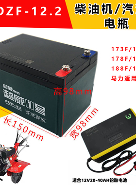 超威单 一个12V12ah插片螺丝款音响轮椅烤饼机风机监控喷雾器电瓶