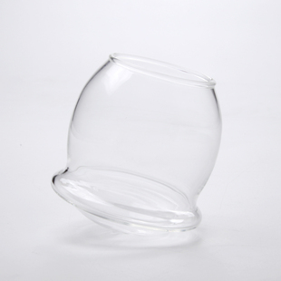 创意不倒翁玻璃杯ins风喝水杯子高颜值牛奶果汁杯酒杯威士忌杯