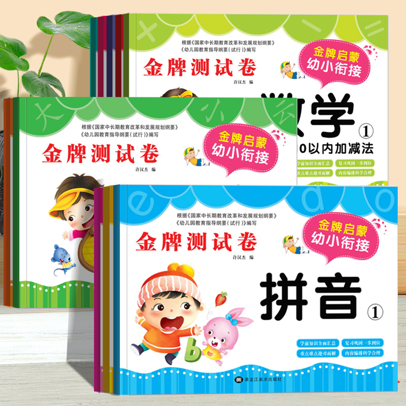 数学语言拼音金牌测试卷幼小衔接