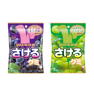日本 uha青提巨峰味手撕软糖30g