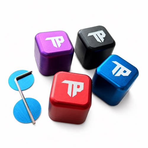 TP巧克夹方形金属强磁巧克粉夹巧克粉盒磁吸枪粉盒巧粉套