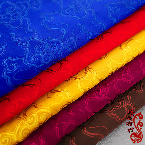 旗袍汉服绸缎布红包袋手工DIY