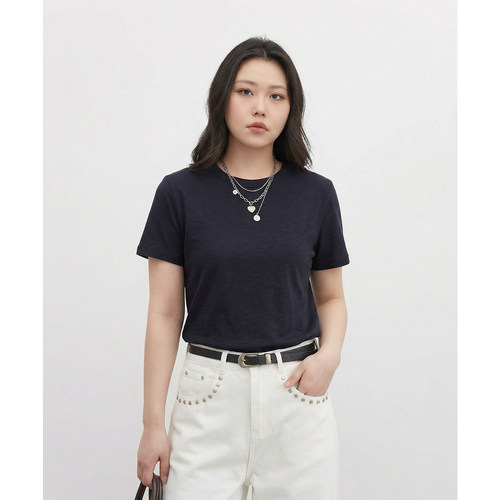 韩系修身显瘦凉感T恤女奶皮子