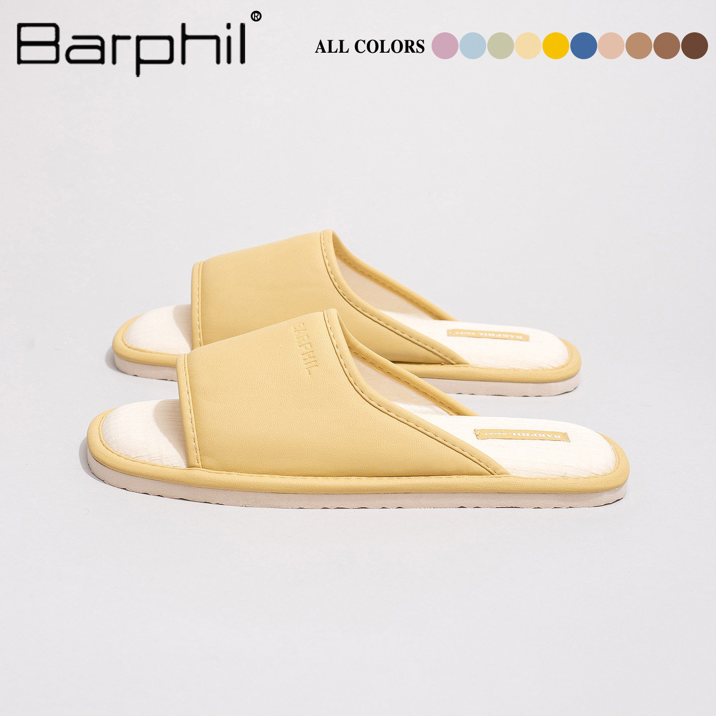 Barphil拖鞋女室内家居2026春夏新款防滑吸汗透气休闲一字拖情侣,居家布艺,居家凉拖/凉鞋,淘宝优惠券,粉丝福利购,淘宝优惠卷