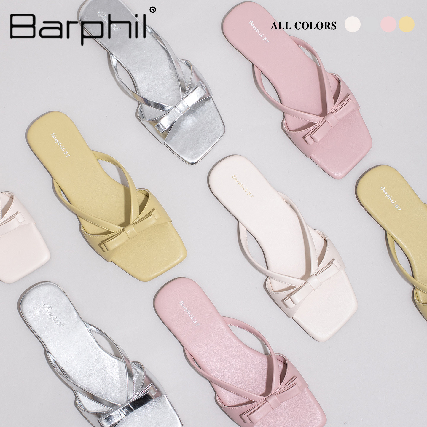 Barphil拖鞋女室内居家2026新款夏季防滑透气凉拖可外穿甜美法式