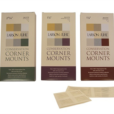 Larson Juhl保存级无酸相角透明相片角贴自粘相角32mmL型06143