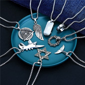 新品 长款 百搭简约毛衣链网红嘻哈吊坠链子项链男女潮牌配饰挂件