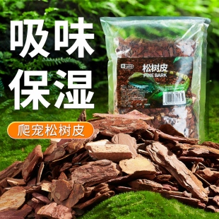 yee爬宠松树皮垫材保湿 除臭陆龟蜥蜴蛇饲养箱森林地表造景用品