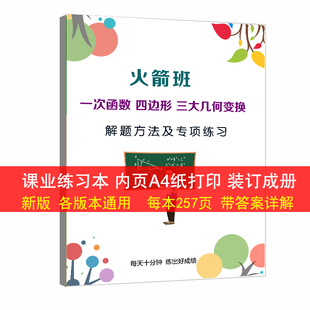 初中数学一次函数专项训练中考压轴题四边形证明题三大几何变换模型练习题中考几何专项练习本