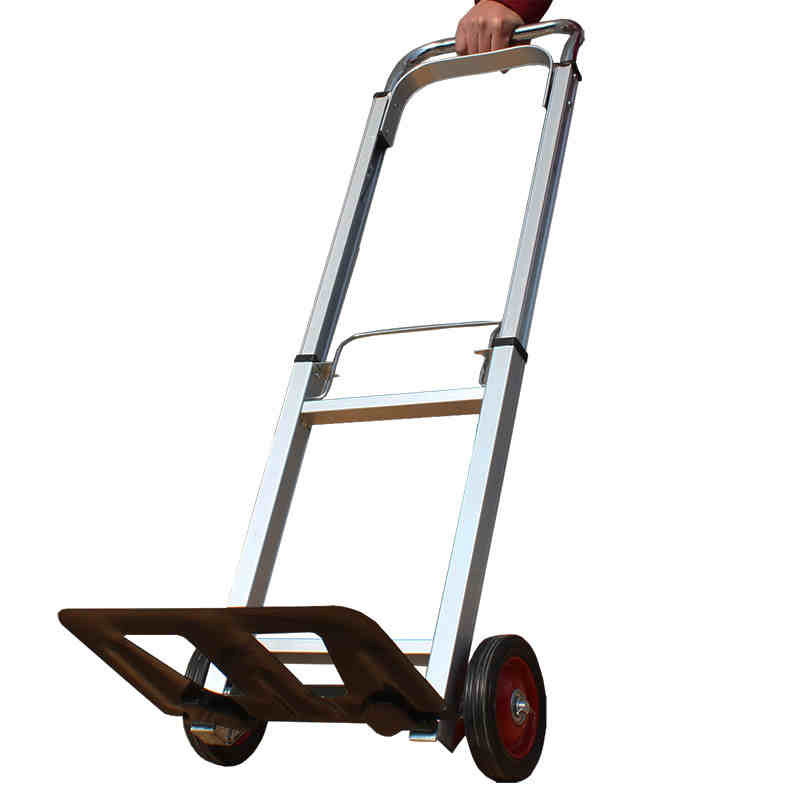 大号铝合金拉杆车手拖车拉货行李车折叠小推车便携买菜车载重王