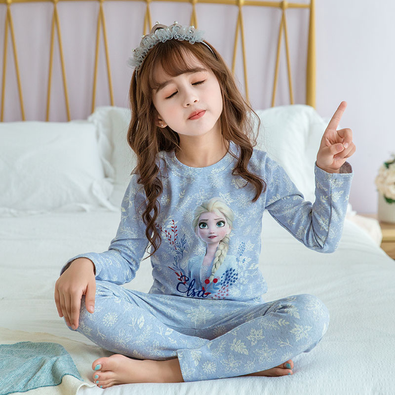 儿童纯棉内衣套装秋冬家居服女童秋衣秋裤宝宝长袖睡衣棉毛衫保暖