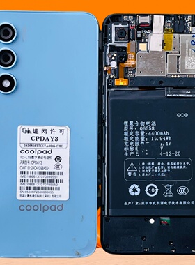 酷派CPDAY3屏幕总成盖板锋尚50lite尾插小板 电池 卡托喇叭摄像头