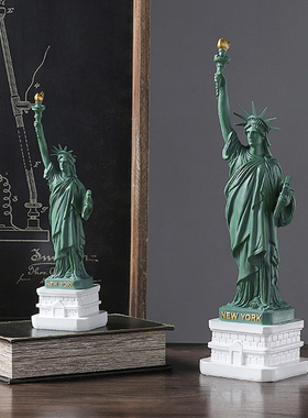 美国纽约自由女神像雕塑装饰摆件