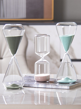 高硼硅玻璃沙漏计时器摆件