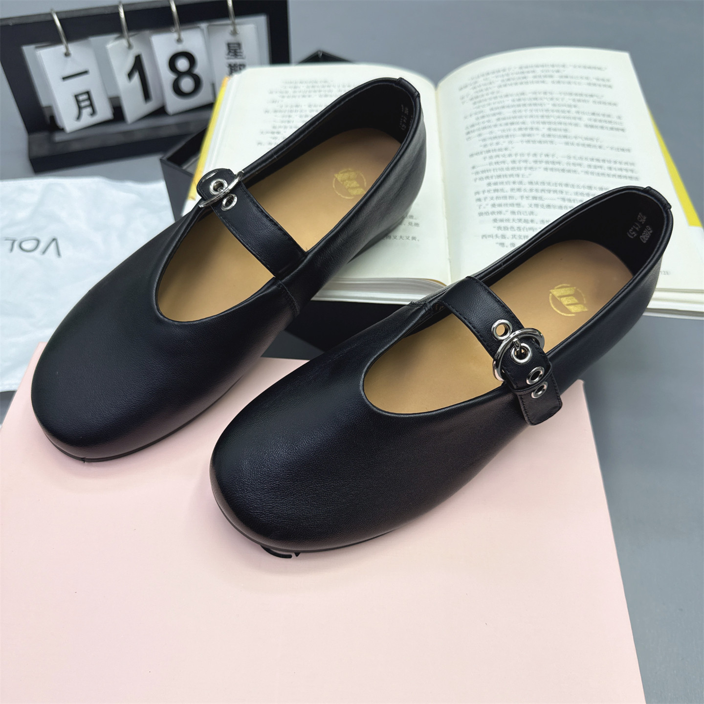 羊皮~法式软底玛丽珍鞋女单鞋2026春新款浅口小香风芭蕾鞋小皮鞋,女鞋,玛丽珍鞋,淘宝优惠券,粉丝福利购,淘宝优惠卷