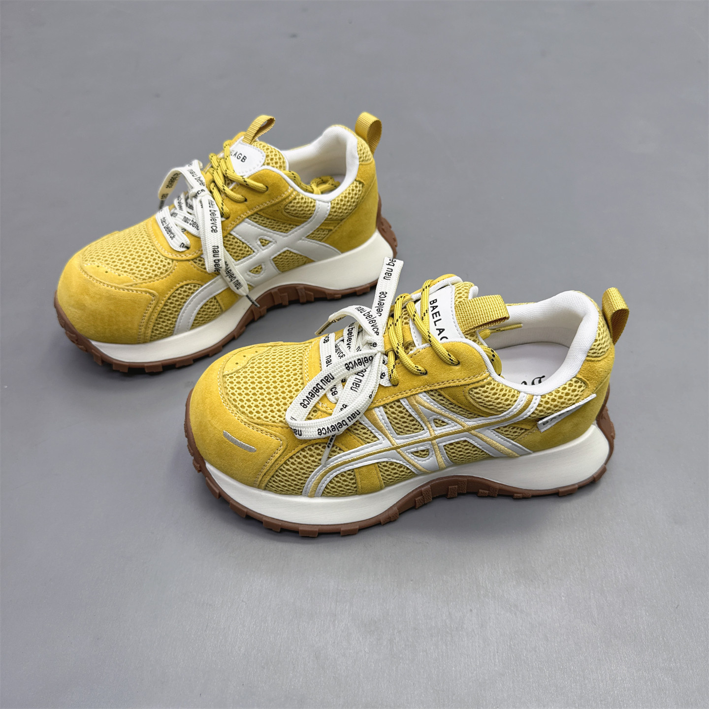 真皮女鞋卡皮巴啦老爹鞋2026春款小蛮腰阿甘鞋轻便运动跑步休闲鞋,女鞋,老爹鞋,淘宝优惠券,粉丝福利购,淘宝优惠卷