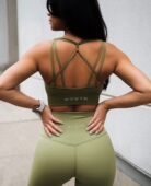 NVGTN运动文胸Galaxy Ribbed美背内衣中强度防震健身瑜伽背心bra