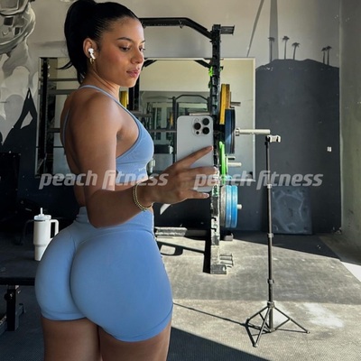 DFYNE健身短裤女夏季多巴胺蜜桃提臀高腰跑步瑜伽紧身三分运动裤