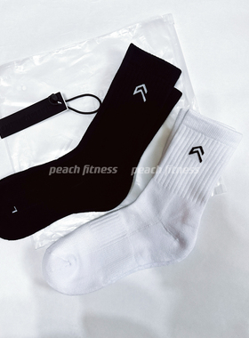 Oneractive户外全棉毛巾底运动中长筒吸汗滑板健身训练跑步运动袜