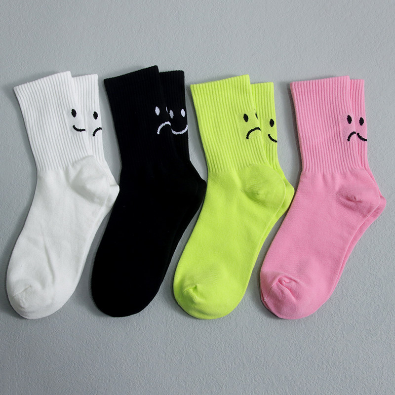 情侣袜子ins风街头潮流百搭