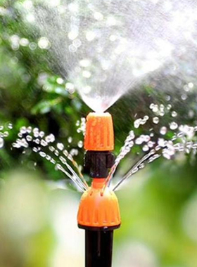 可喷可滴一体浇花器 地插可调雾化喷头 8孔可调滴头