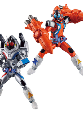 现货万代PB食玩 掌动装动 假面骑士fourze 卌骑 四仔磁力火箭形态