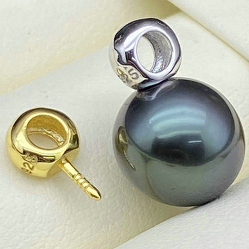 源头工厂价s925纯银珍珠吊坠空托配件diy手工吊头加厚圆环项坠托,饰品/流行首饰/时尚饰品新,银饰配件,淘宝优惠券,粉丝福利购,淘宝优惠卷